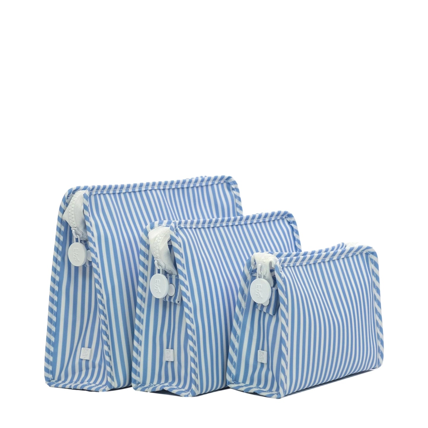 TRVL Design TRVL Design Roadie Medium Zip Pouch - Pimlico Stripe Chambray