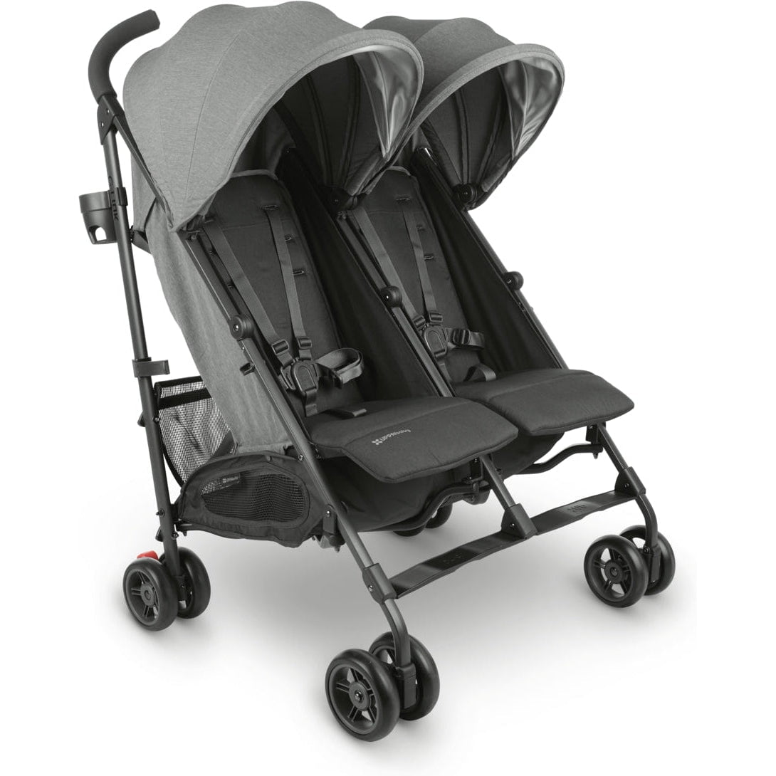 UPPAbaby Strollers - Double Greyson (Charcoal Mélange | Carbon Frame) UPPAbaby G-Link V2 Stroller