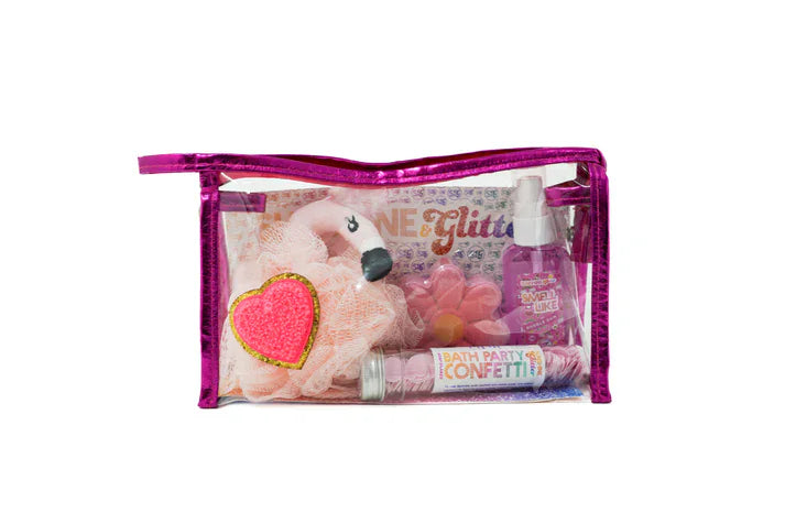 Sunshine & Glitter Sunshine & Glitter Glamingo Flower Bath Set