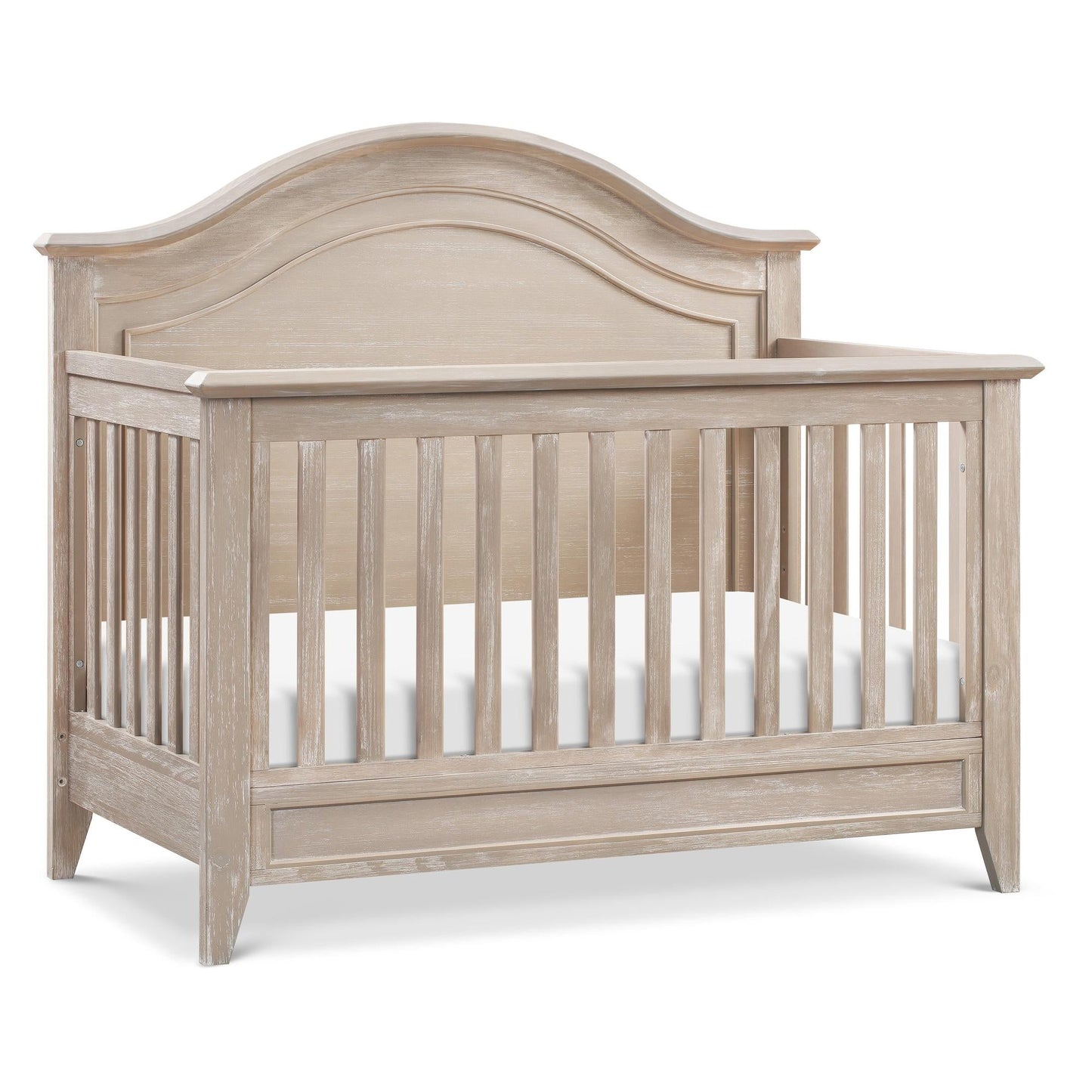 Monogram by Namesake Barrow Rustic 4-in-1 Convertible Curve Top Crib