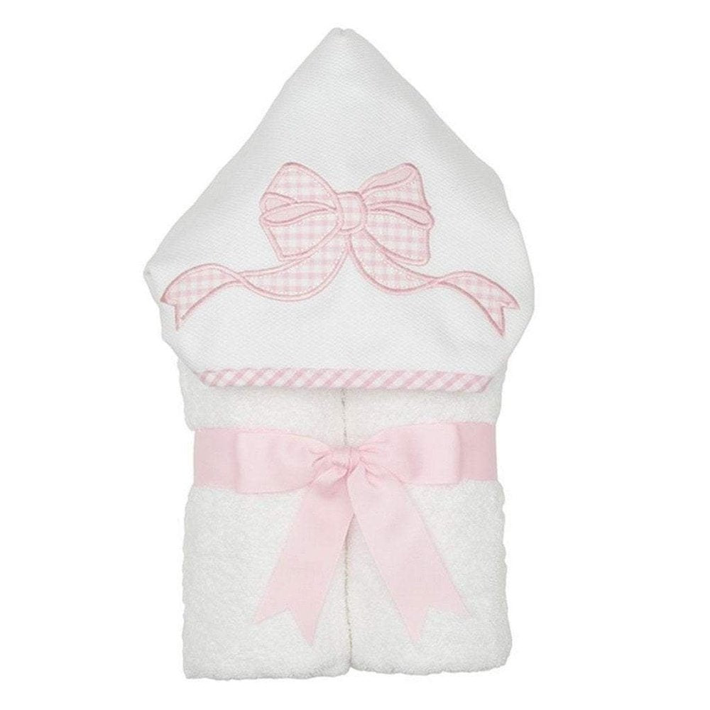 3 Marthas3 Marthas Everykid Hooded Towel Pink BowBabysupermarket
