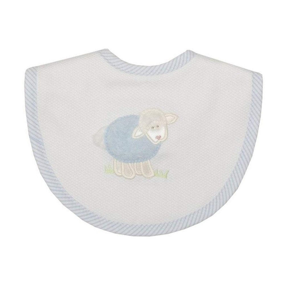 3 Marthas Medium Bib Blue Lamb