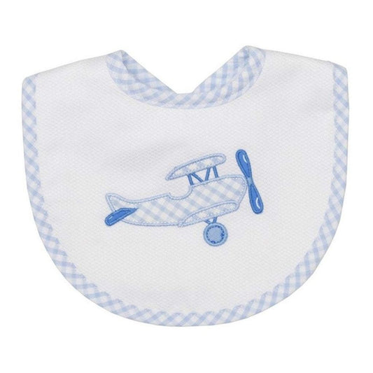 3 Marthas Medium Bib Blue Plane