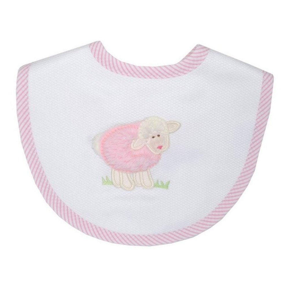 3 Marthas Medium Bib Pink Lamb