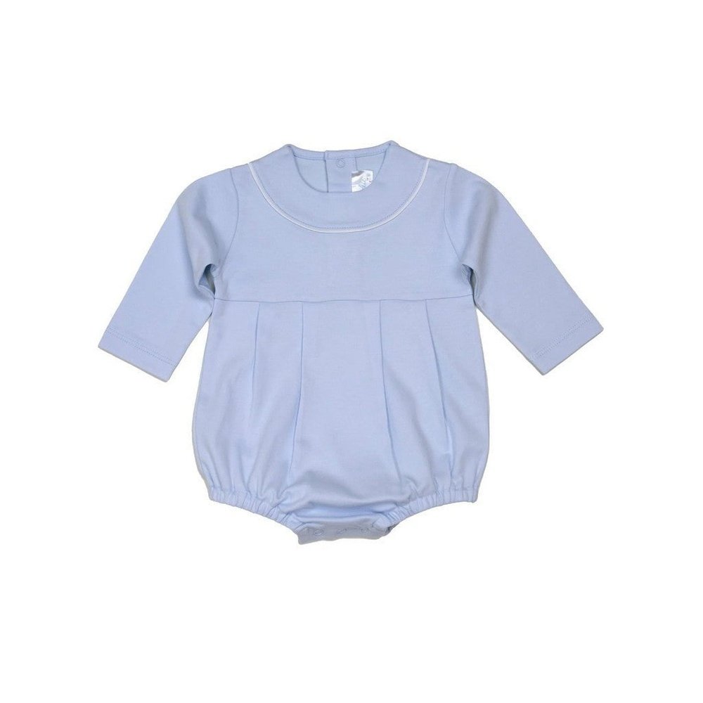 Cuclie Infant Boys Long Sleeve Jersey Bubble Romper