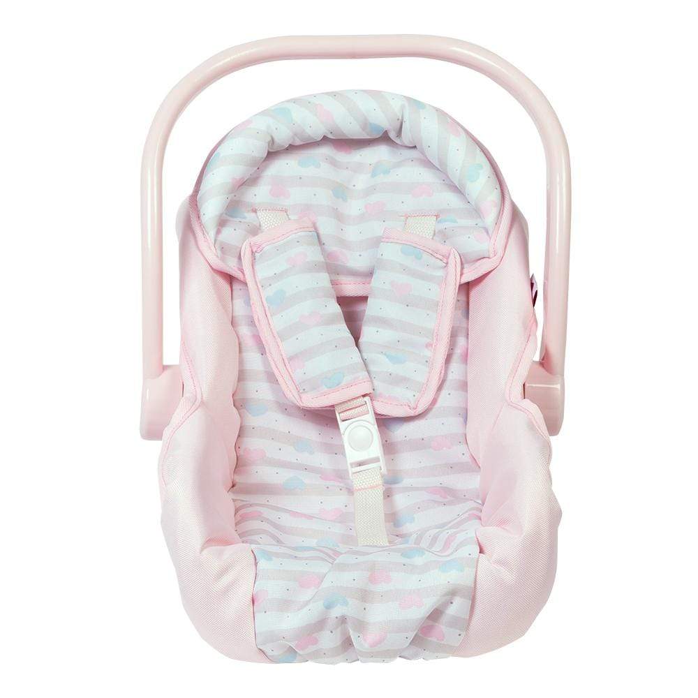 Adora Charisma Baby Doll Pink Car Seat