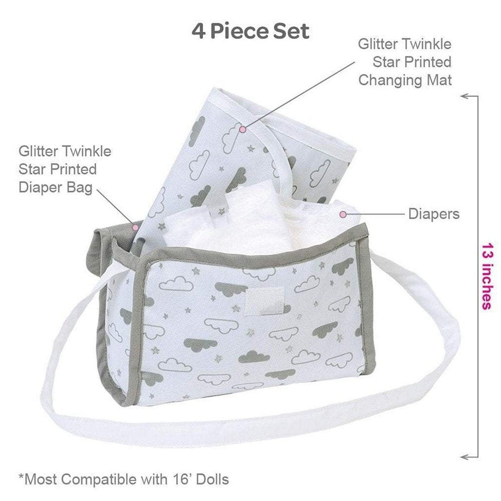 Adora Charisma Twinkle Stars Doll Diaper Bag