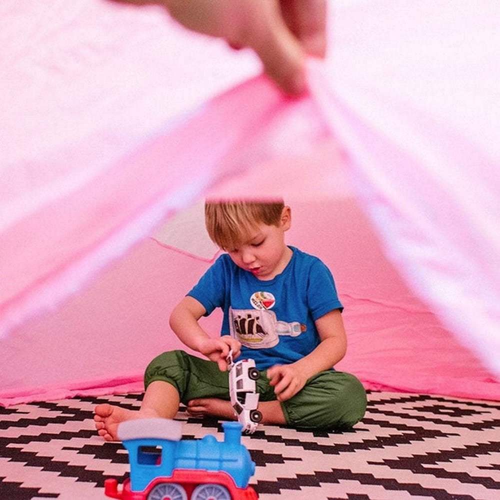 Air Fort Pink and White Inflatable