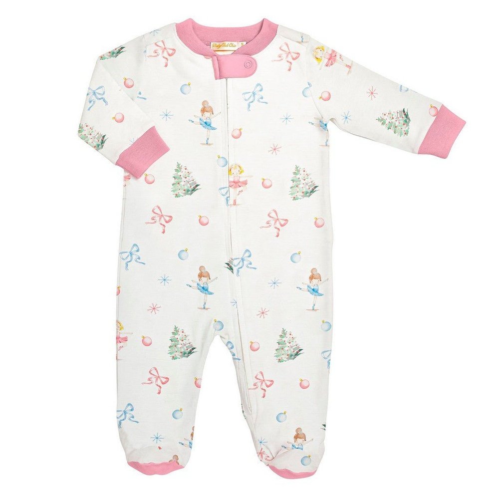 Baby Club Chic Nutcracker Ballet Zipper Footie