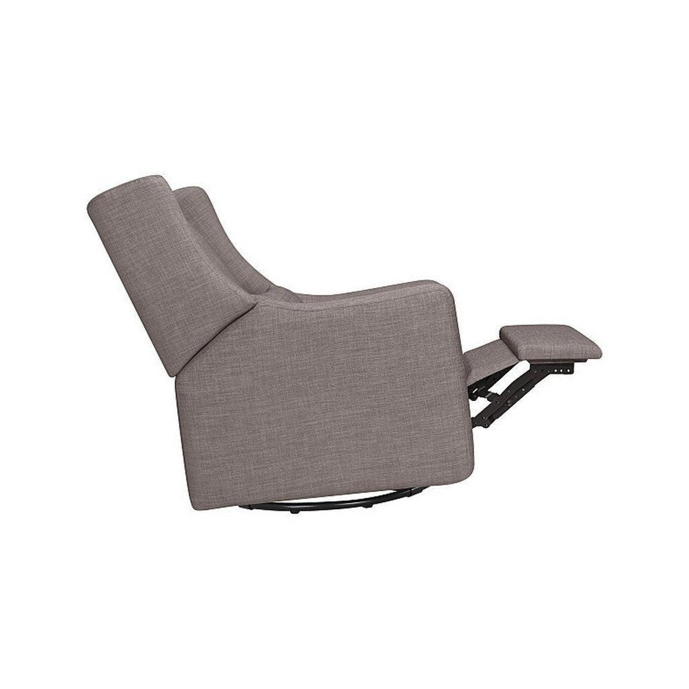 Babyletto Kiwi Electric Glider Recliner Grey Tweed