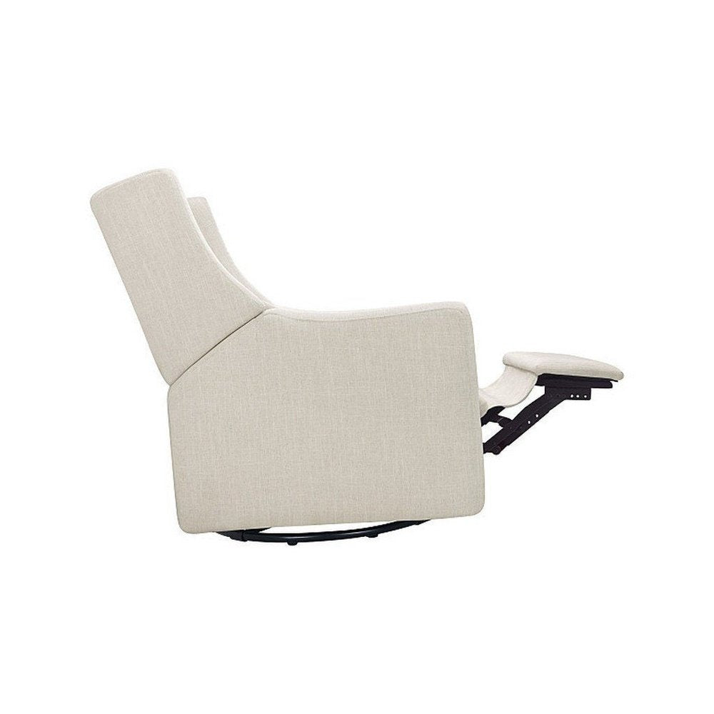 Babyletto Kiwi Electric Glider Recliner White Linen