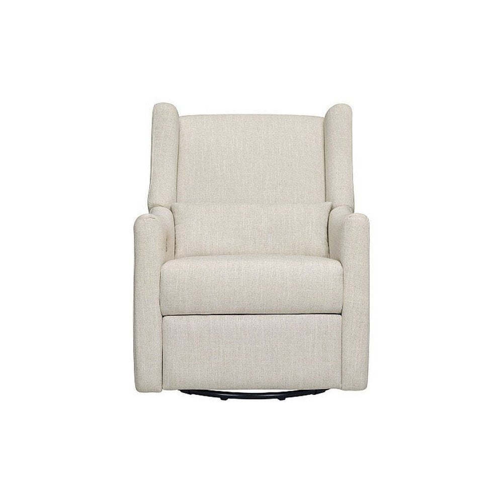 Babyletto Kiwi Electric Glider Recliner White Linen