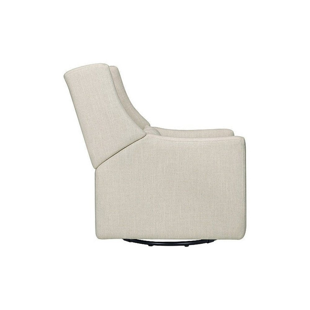 Babyletto Kiwi Electric Glider Recliner White Linen