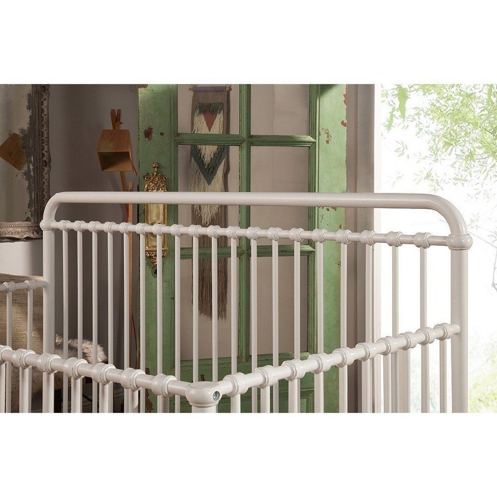 Namesake Winston 4 in 1 Iron Convertible Crib Washed White