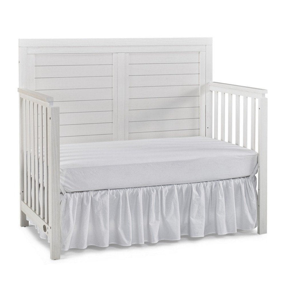 Ti Amo Castello Full Panel Convertible Baby Crib Weathered Sea Shell