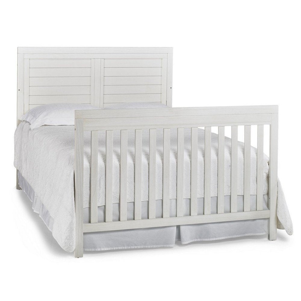 Ti Amo Castello Full Panel Convertible Baby Crib Weathered Sea Shell