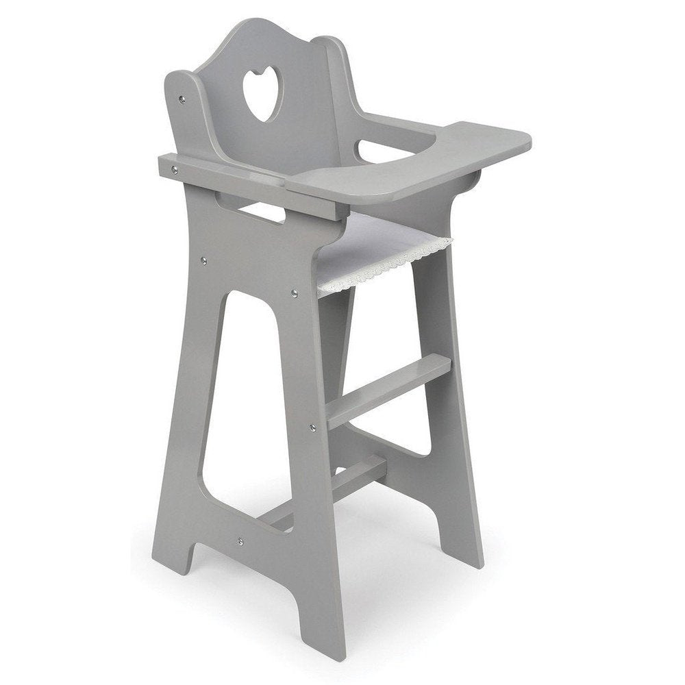 Badger Basket Executive Gray Doll High Chair