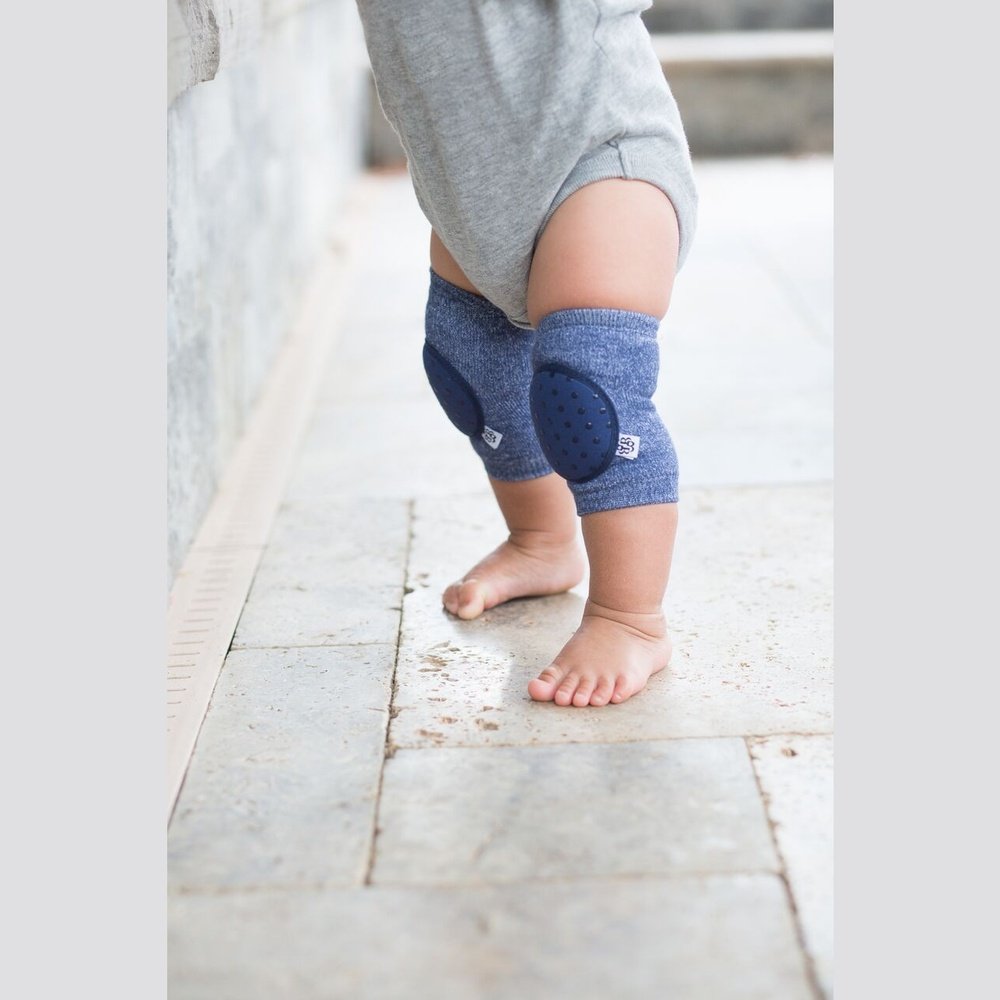 Bella Tunno Heathered Navy Happy Knees