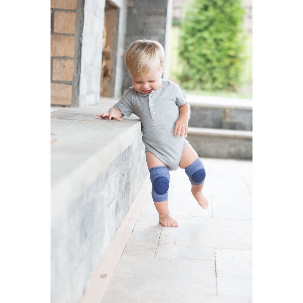 Bella Tunno Heathered Navy Happy Knees