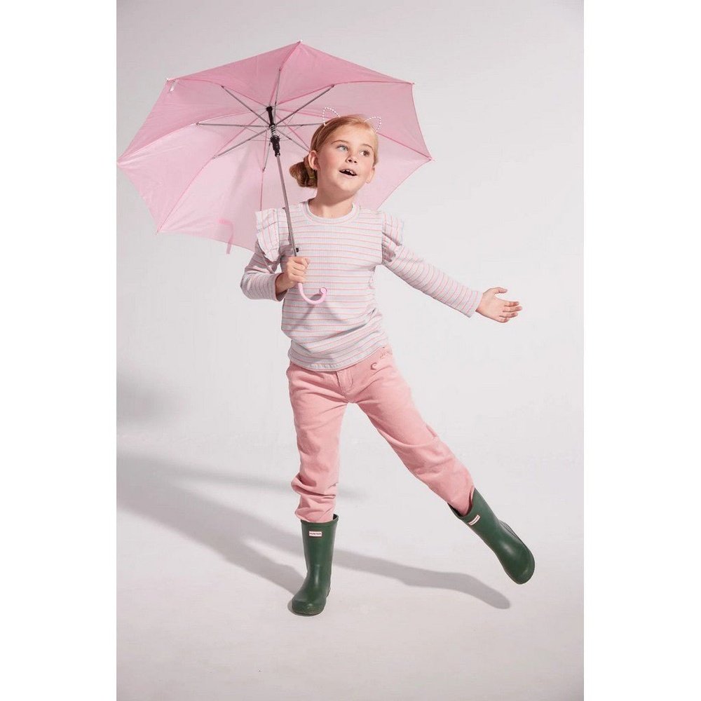 Bisby by Little English Sadie Top Grey & Pink Stripe