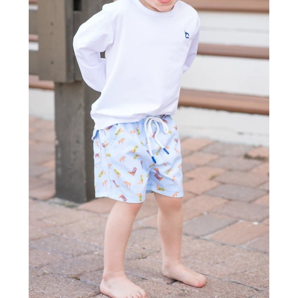 Blue Quail Clothing Company Boys Boots Swim Trunk