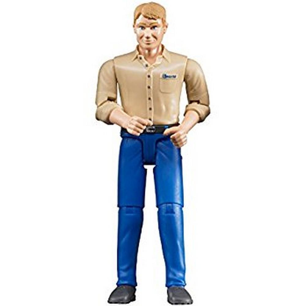 Bruder Light Skin Man / Dark Blue Jeans