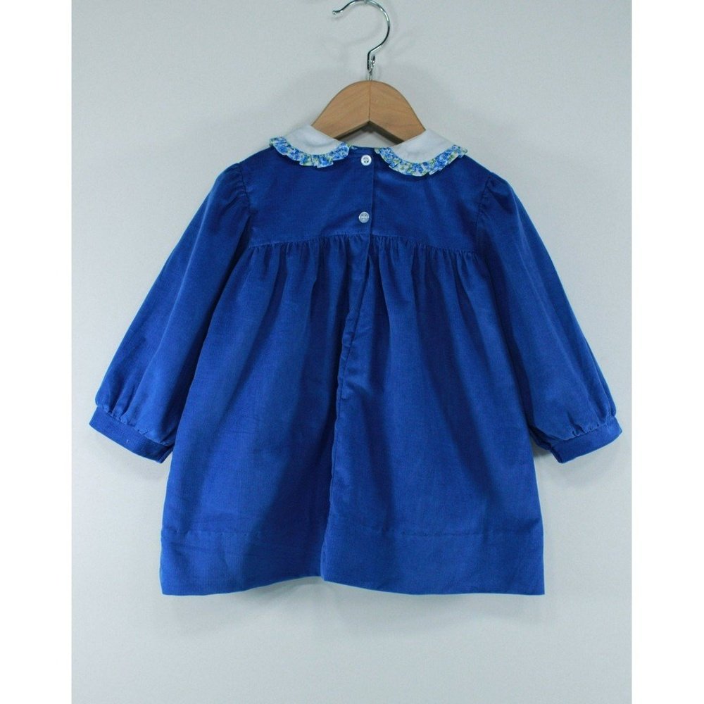 Charming Little One Wonderful Blue Garden Cynthia Dress