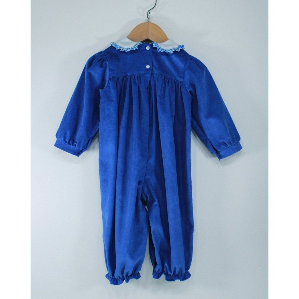 Charming Little One Wonderful Blue Garden Cynthia Romper