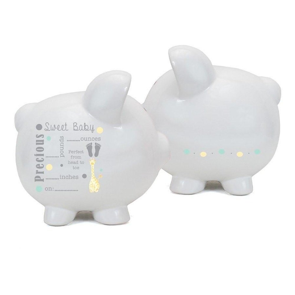 Child to Cherish Announcement Piggy Bank w/Pen