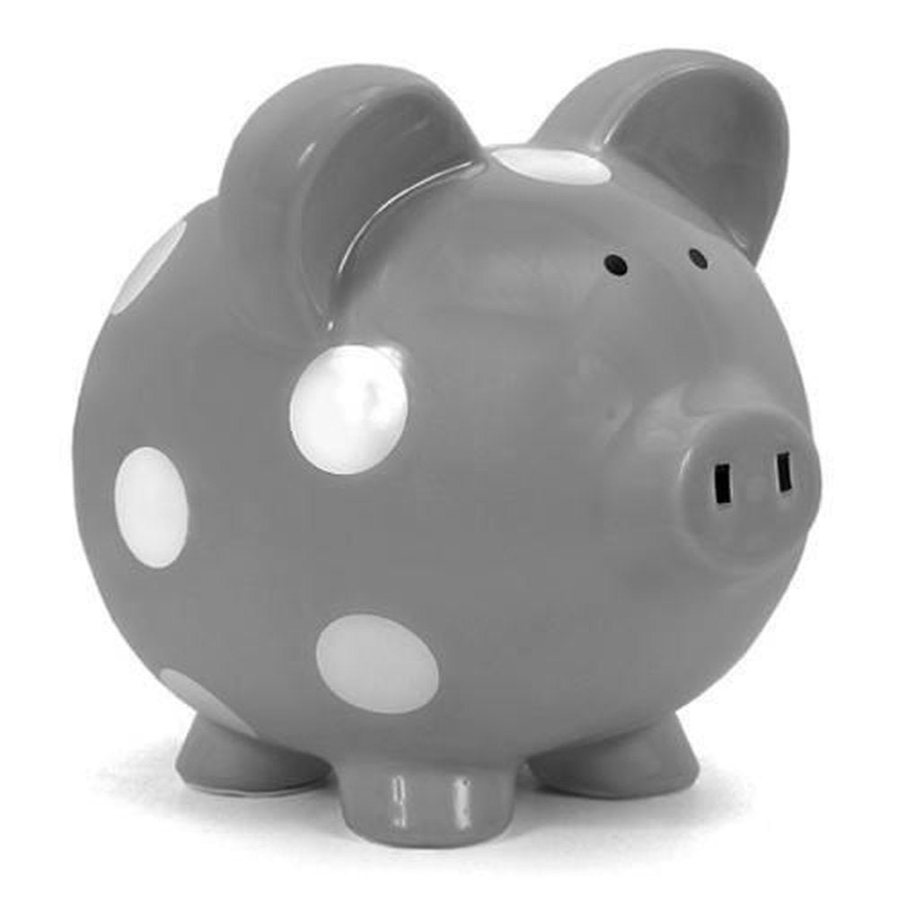 Child to Cherish Polka Dot Piggy Bank