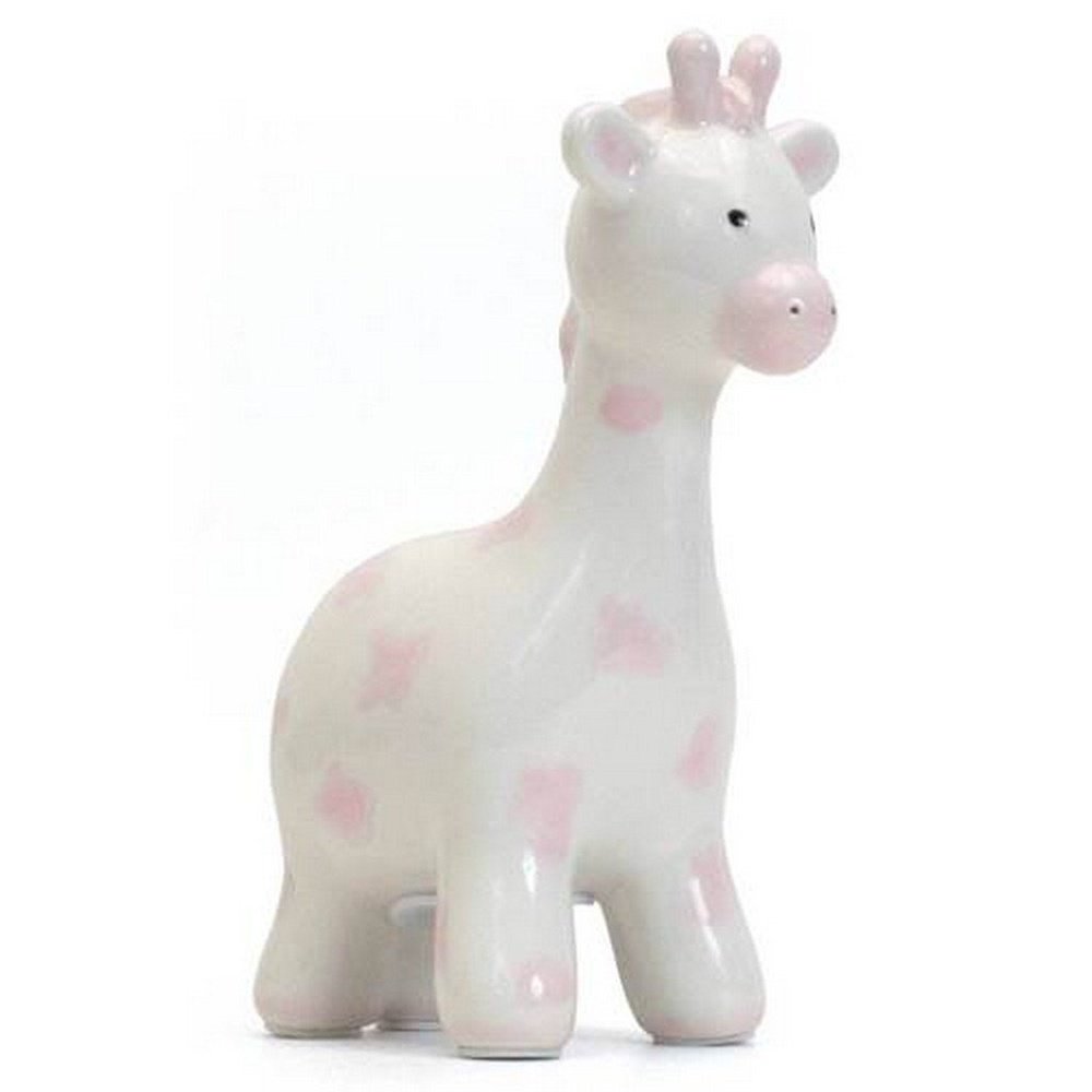 Child to Cherish Pink Spotted Giraffe Bank