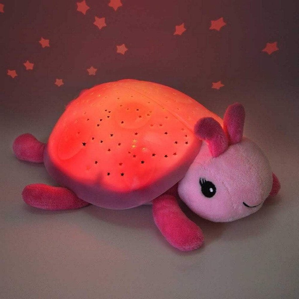 CloudB Twilight Ladybug Pink Starry Projector