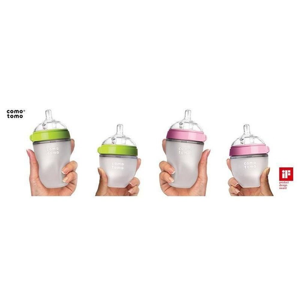 ComoTomo Natural Feel Baby Bottle 2 Pack