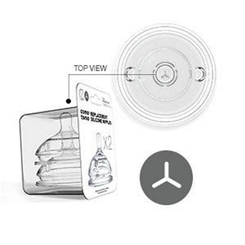 ComoTomo Replacement Nipple 2 pk