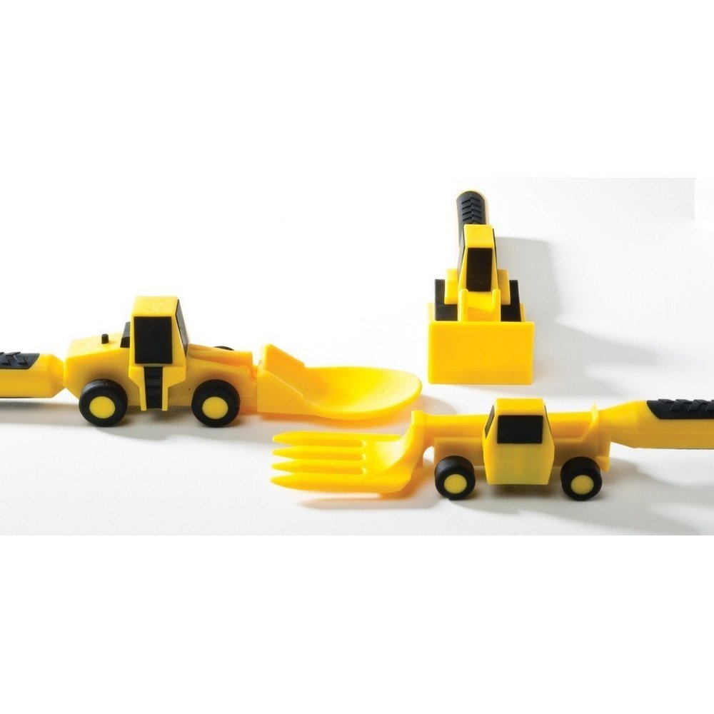 Constructive Eating Construction Utensils 3 Piece Set