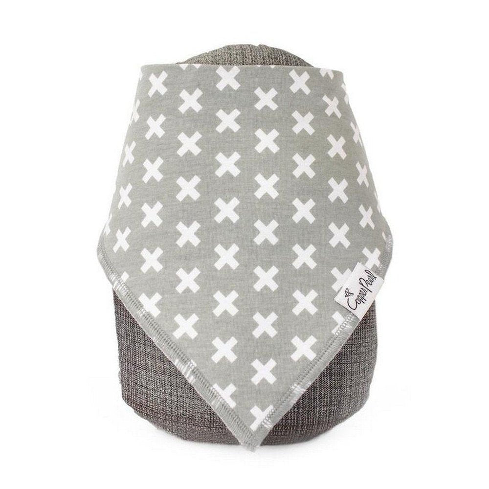 Copper Pearl Baby Bandana Bib Taupe Plus