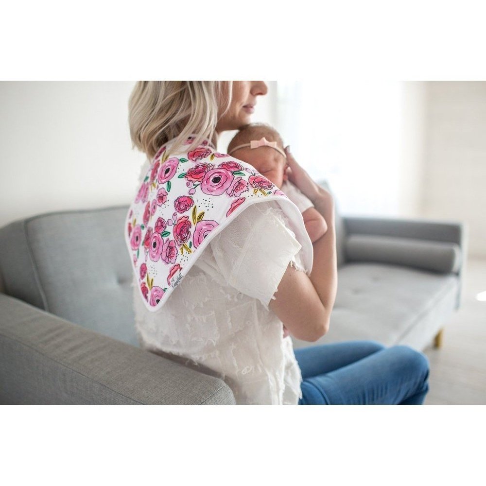 Copper Pearl Burp Cloth 3 Piece Burp Cloth Set Bloom