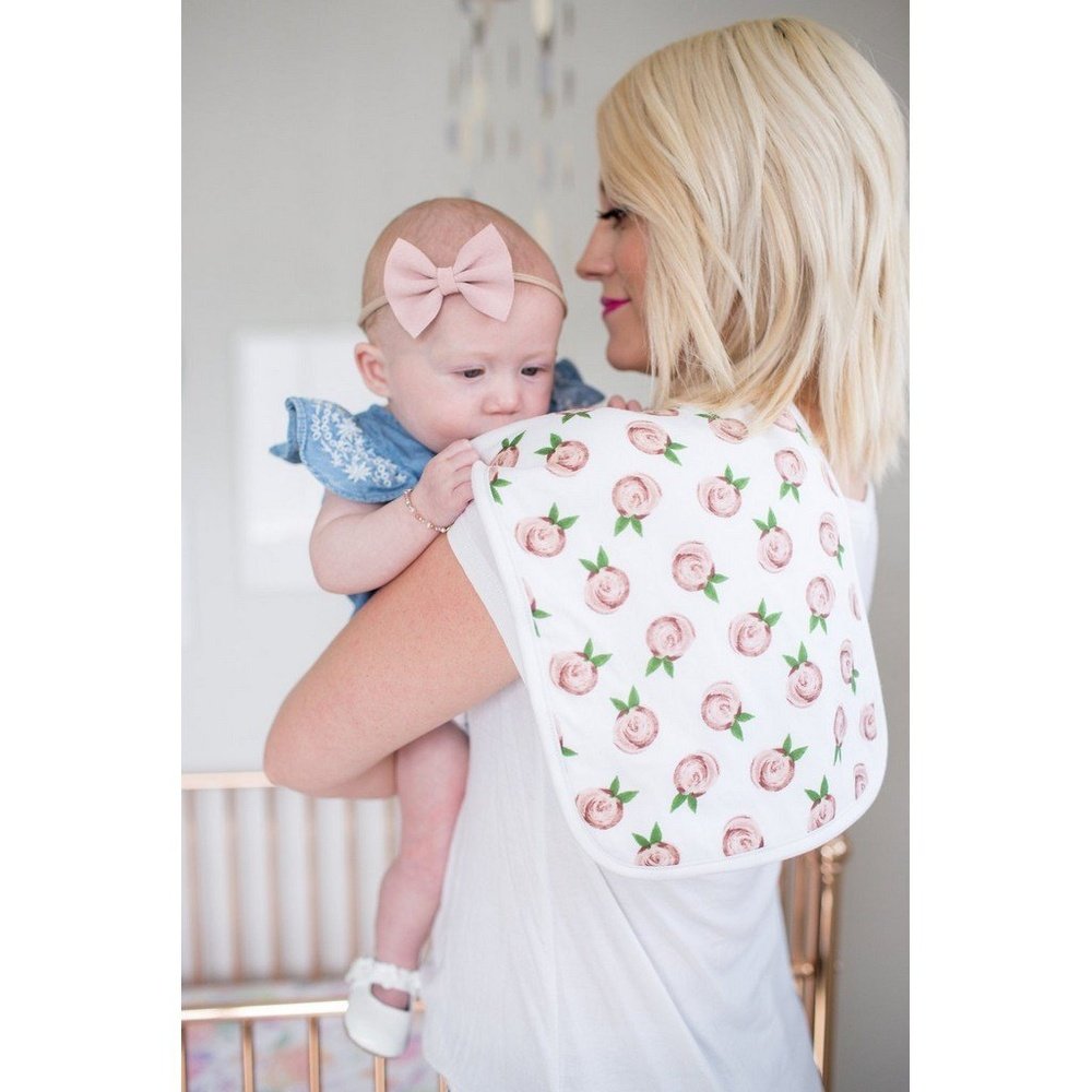 Copper Pearl Burp Cloth 3 Piece Burp Cloth Set Rosie