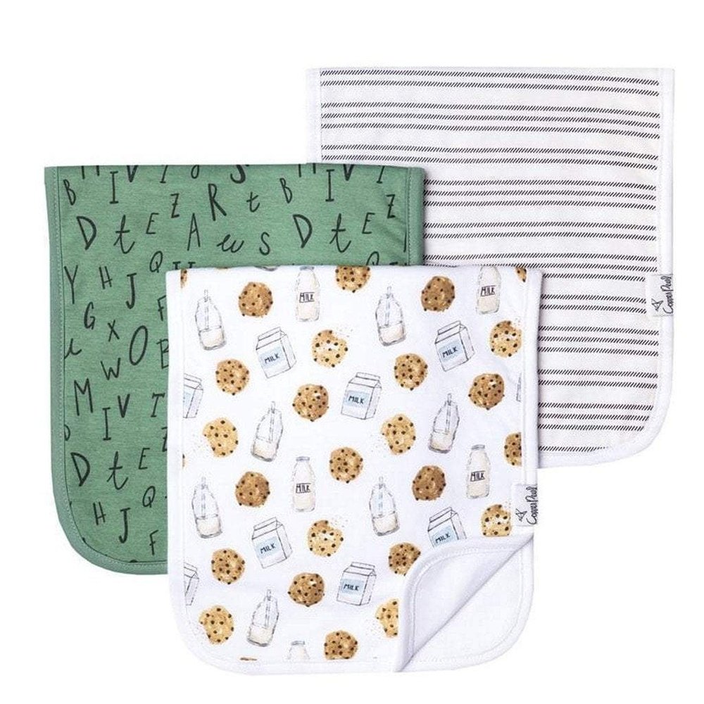 Copper Pearl Burp Cloth 3 Piece Burp Cloth Set Chip