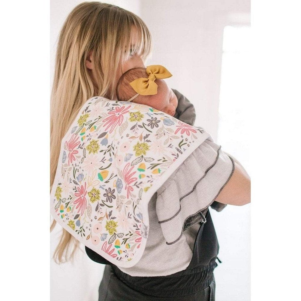 Copper Pearl Burp Cloth 3 Piece Burp Cloth Set Olive