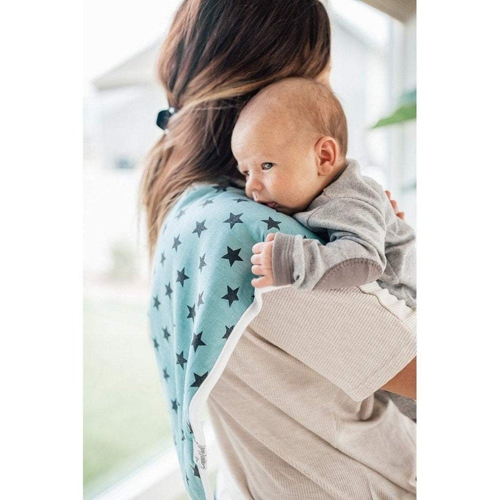 Copper Pearl Burp Cloth 3 Piece Burp Cloth Set Varsity
