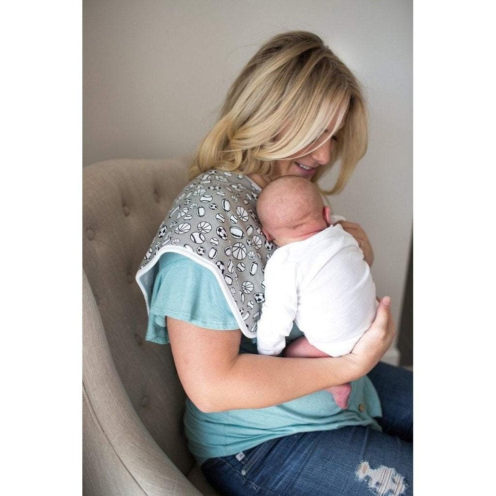 Copper Pearl Burp Cloth 3 Piece Burp Cloth Set Varsity