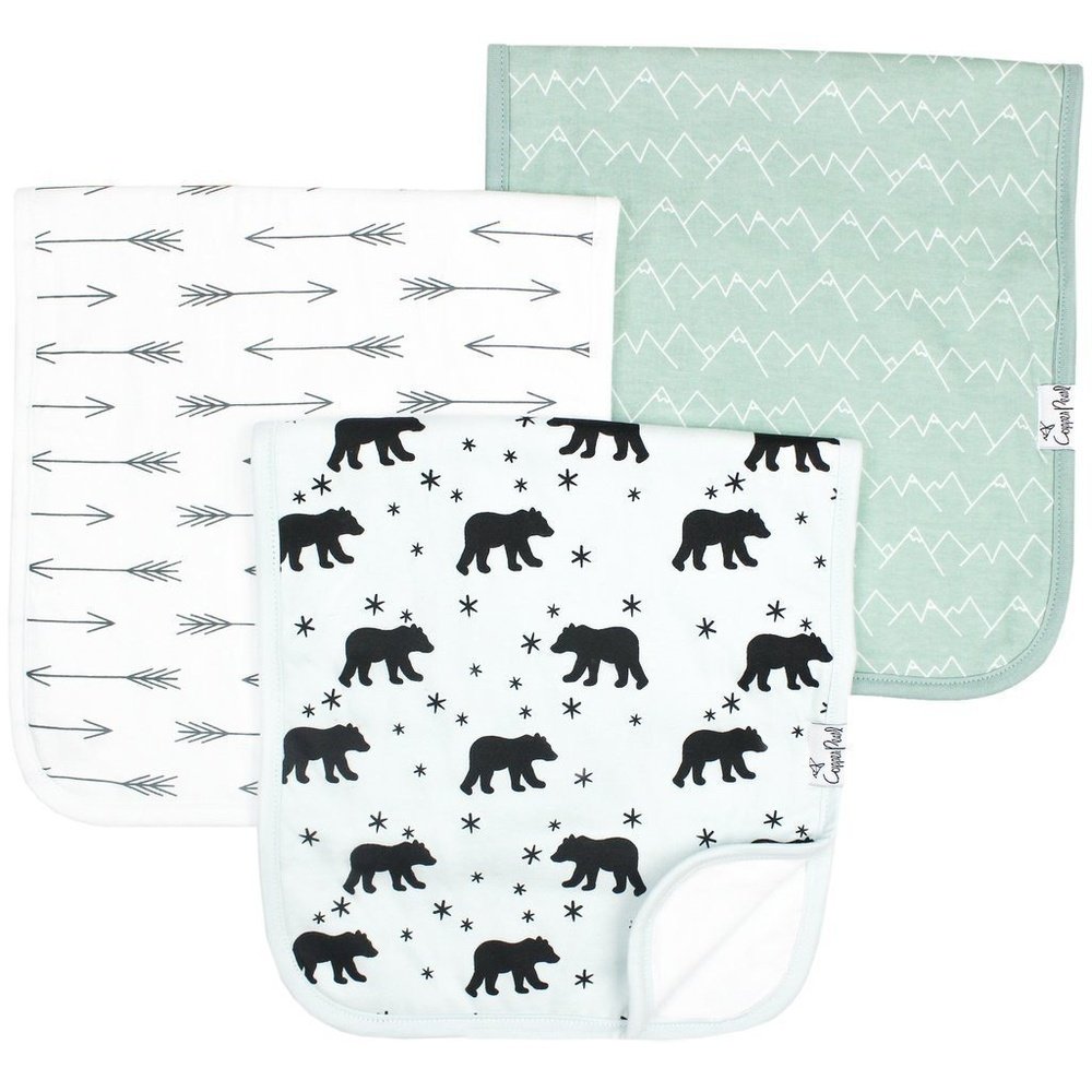 Copper Pearl Premium Burp Cloths Archer