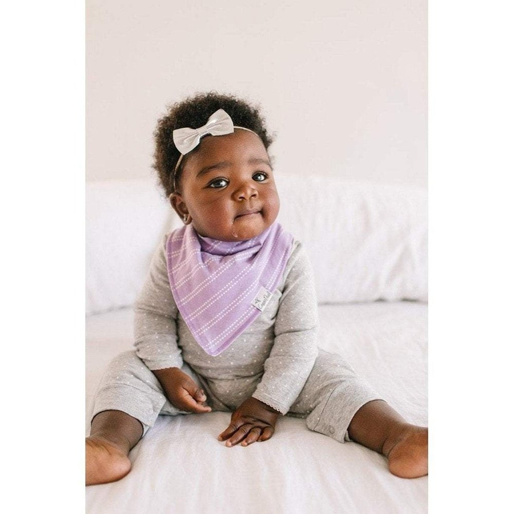 Copper Pearl Sassy Lilac Bandana Bib