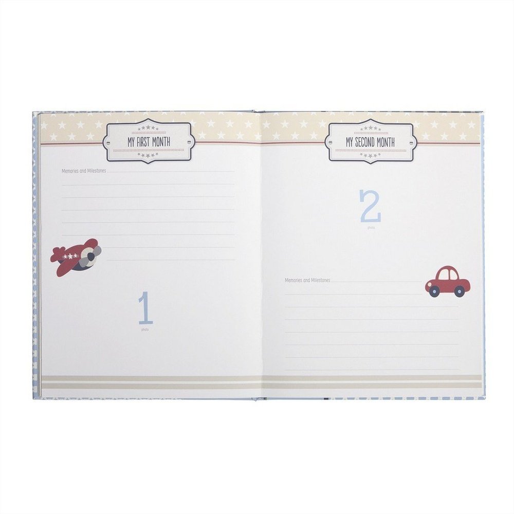C R GibsonCR Gibson All Boy Baby Memory BookBabysupermarket