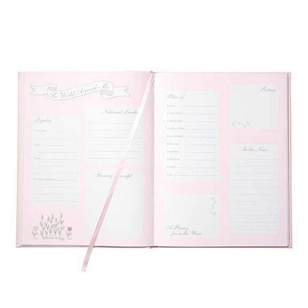 C R GibsonCR Gibson Baby Memory Book Pink Leather BondedBabysupermarket