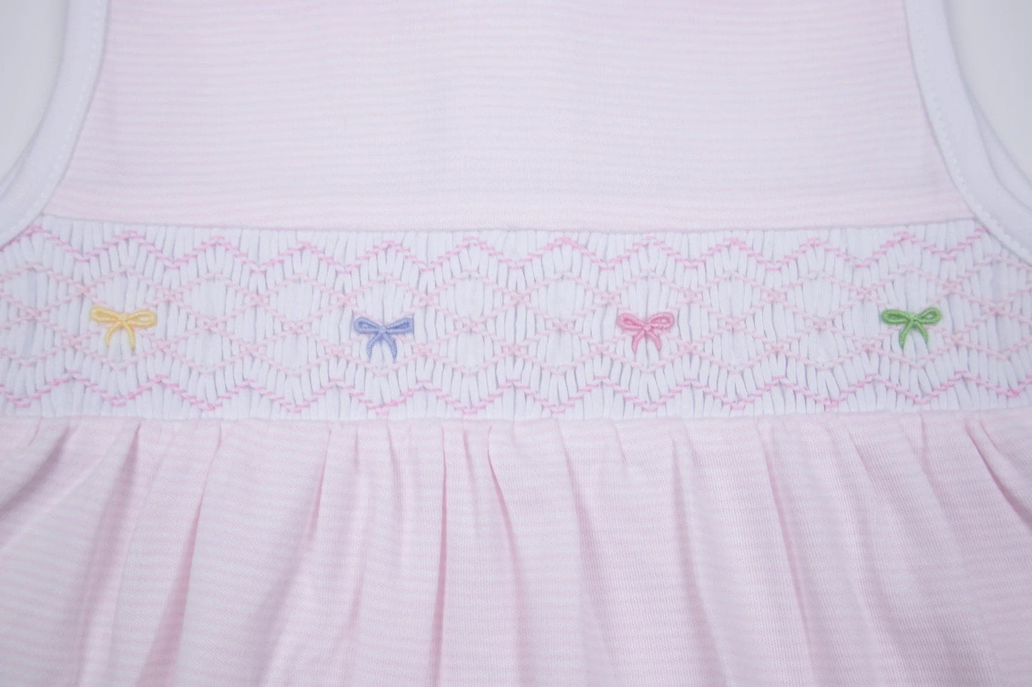 Cuclie Apparel Cuclie Bow Smocked Bubble Romper