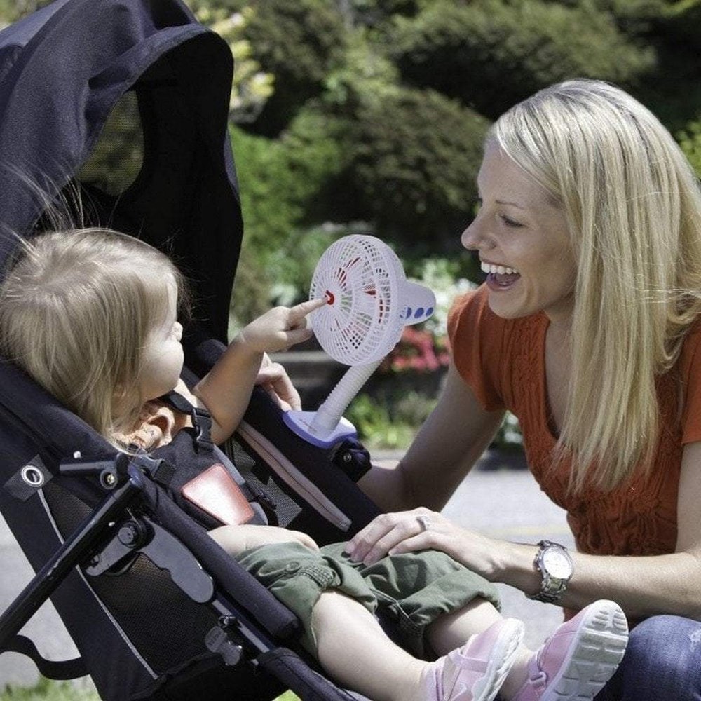 Diono Clamp Stroller Fan Grey