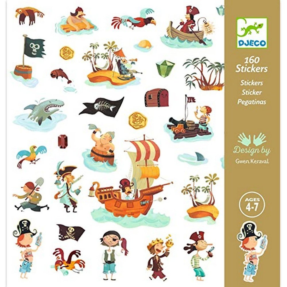 Djeco Pirate Stickers