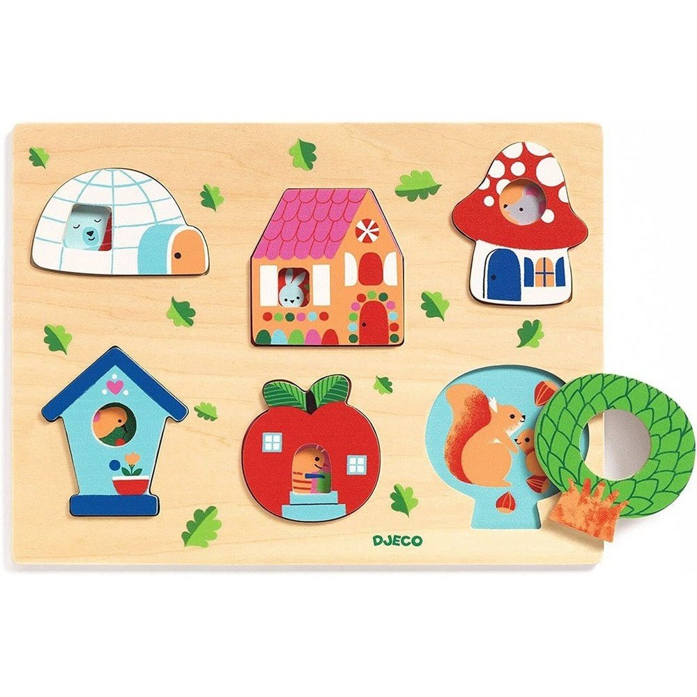 Djeco Wooden Puzzles House